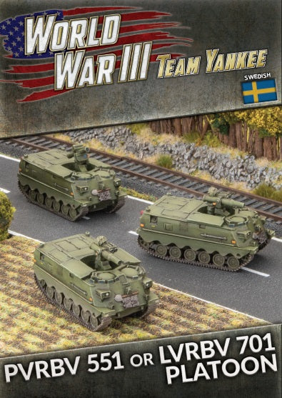 WWIII: Swedish: Pvrbv 551 or Lvrbv 701 Platoon (x3)
