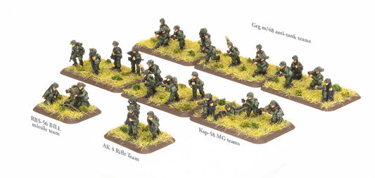 WWIII: Swedish: Armoured Rifle Platoon (x32 figures)