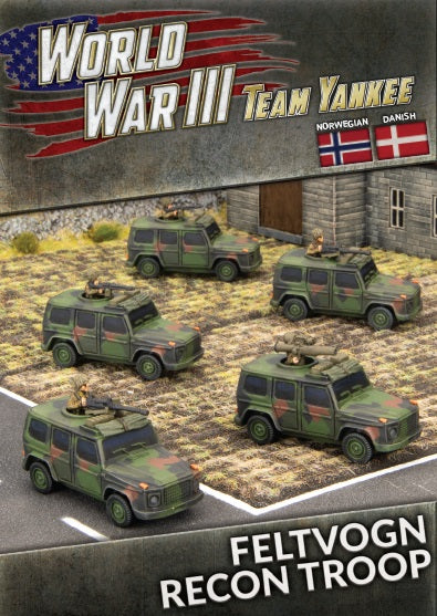 WWIII: Norwegian and Danish: Feltvogn Recon Troop (x5)