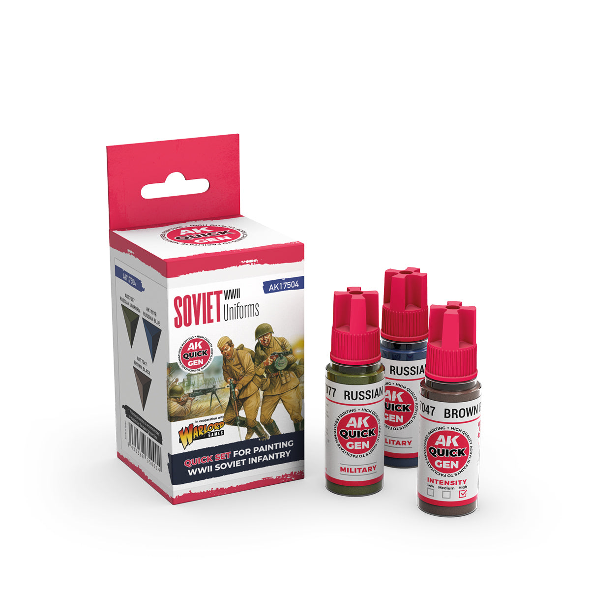 AK-Interactive: Quick Gen Paints: Soviet Uniforms (Quick Gen Set)