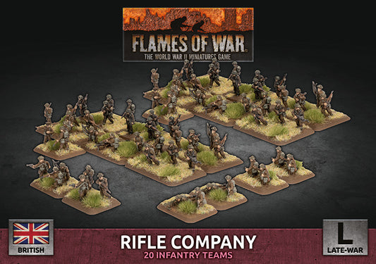 Flames of War: British: Rifle Company (96 figs Plastic)