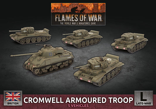 Flames of War: British: Cromwell Armoured Troop (x5 Plastic)