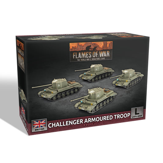 Flames of War: British: Challenger Armoured Troop
