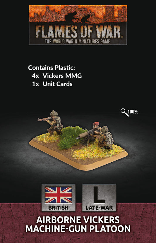 Flames of War: British: Airborne MMG Platoon (x4 Plastic)