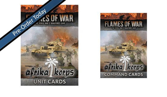 Flames of War: German Afrika Korps Card Bundle