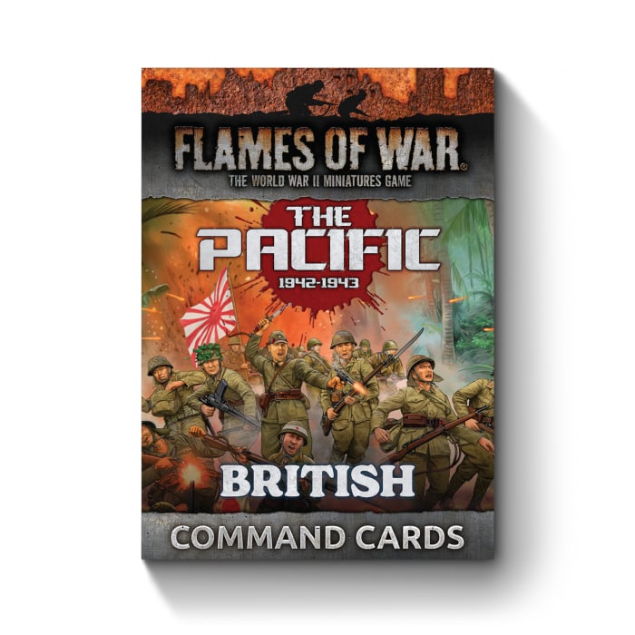 Flames of War: British, Australian & Indian MW Command Card Pack (x57 Cards)
