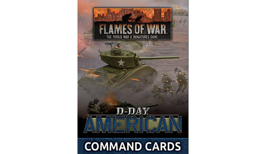 Flames of War: Americans: D-Day: American Command Cards (x50 cards)