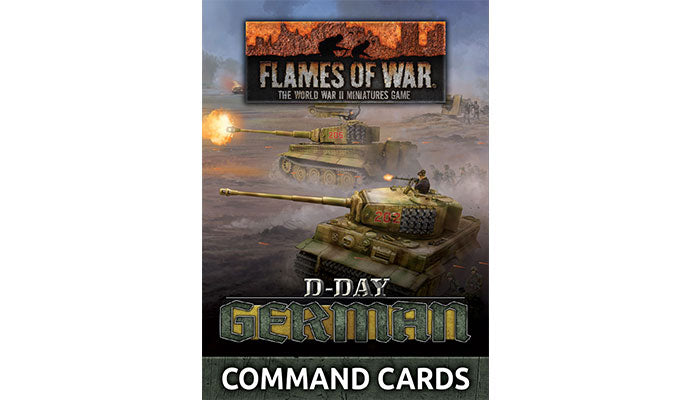 Flames of War: Germans: "D-Day German" Command Cards (x50 cards)