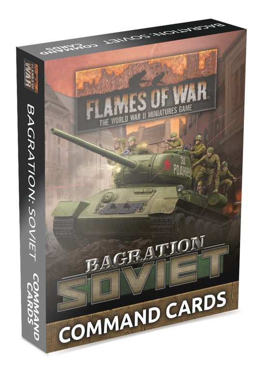 Flames of War: Bagration: Soviet Command Cards (42x Cards)