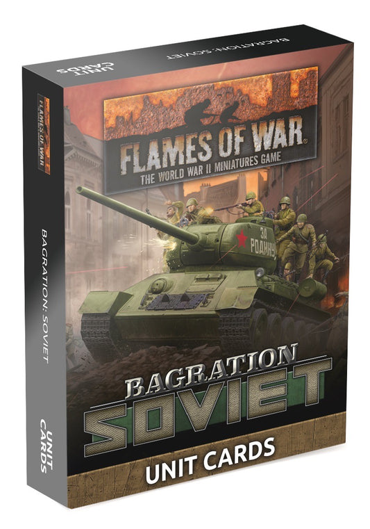 Flames of War: Bagration: Soviet Unit Cards (67x Cards)