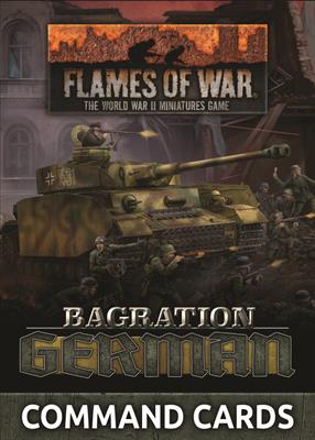 Flames of War: German: Bagration: German Command Cards (55x Cards)