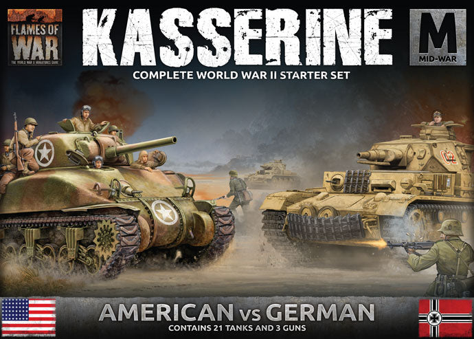Flames of War: Desert Starter Set - Kasserine (US vs Germany)