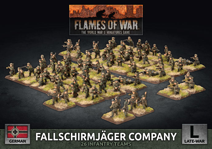 Flames of War: Germans: Fallschirmjager Company (Plastic)