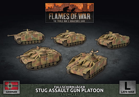 Flames of War: Germans: StuG (Late) Assault Gun Platoon (x5 Plastic)