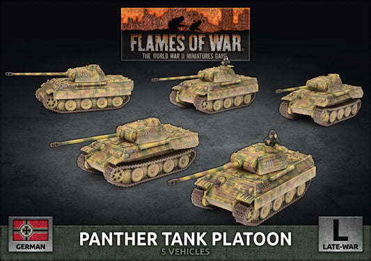 Flames of War: Germans: Panther A (Early) (x5 Plastic)