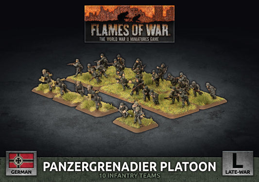 Flames of War: Germans: Panzergrenadier Platoon (Plastic)