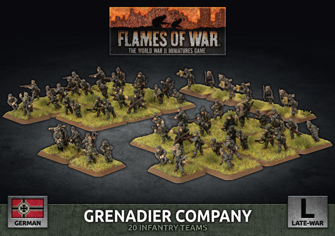 Flames of War: Germans: Grenadier Company (Plastic)