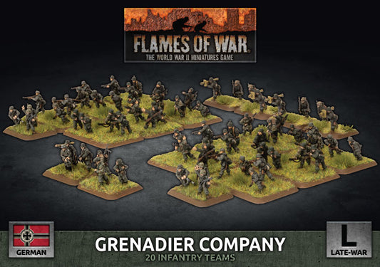 Flames of War: Germans: Grenadier Company (Plastic)
