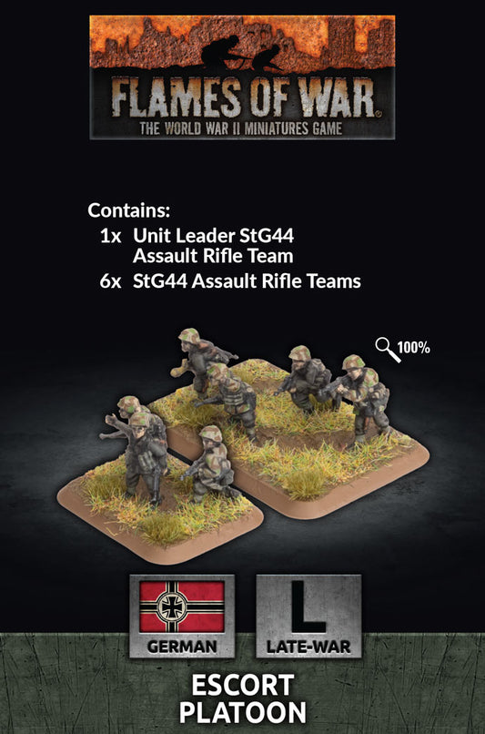 Flames of War: German: Escort Platoon (x30 Figs Plastic)