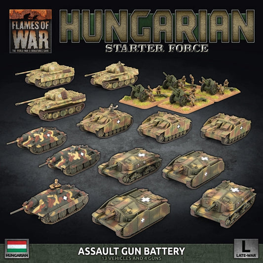 Flames of War: Hungarian Starter Force: Zrinyi Assault Gun Battery (Plastic)