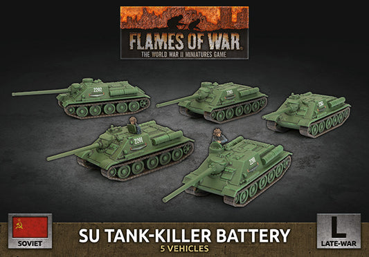 Flames of War: Soviet: SU Tank-Killer Battery (x5 Plastic)