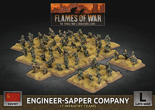 Flames of War: Soviet: Engineer-Sapper Company (x67 Figs Plastic)
