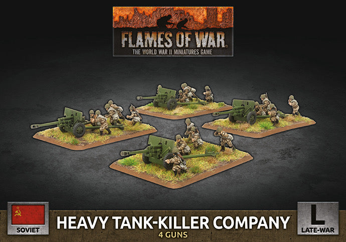 Flames of War: Soviet: Heavy Tank-Killer Company (x4 Plastic)