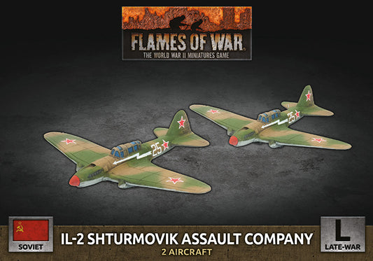 Flames of War: Soviet: IL-2 Shturmovik Assault Company (x2 Plastic)