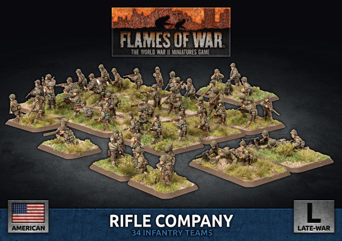 Flames of War: Americans: Rifle Company (Plastic)