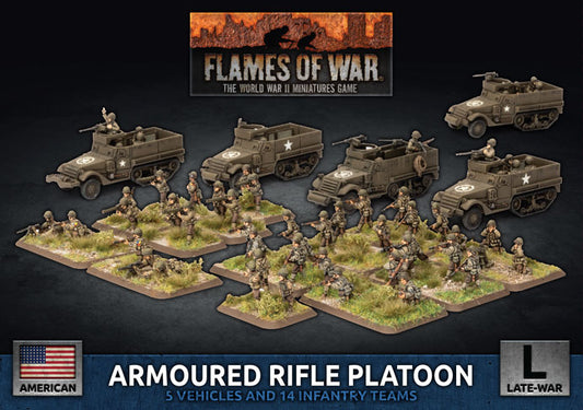 Flames of War: Americans: Armored Rifle Platoon (Plastic)