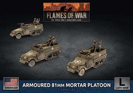 Flames of War: Americans: M4 81mm Armored Mortar Platoon (x3)