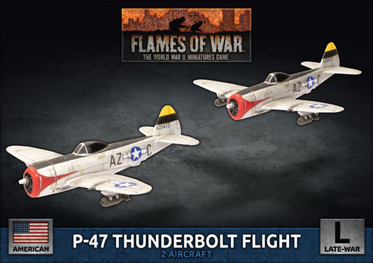Flames of War: Americans: P-47 Thunderbolt Fight Flight (1:144) (x2)