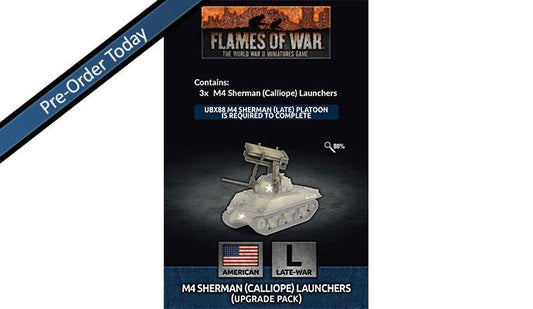 Flames of War: American: M4 Sherman (T34 Calliope) Launchers (Upgrade Pack)