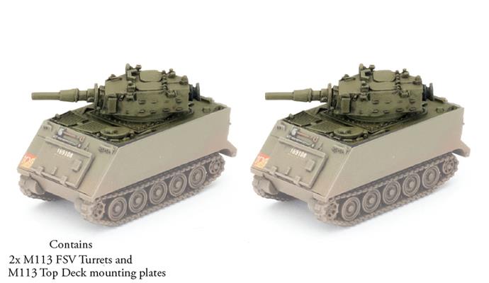 Flames of War: Vietnam: M113 FSV (Turrets)