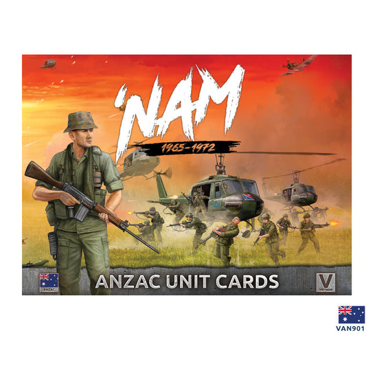 Flames of War: Vietnam: Unit Cards - ANZAC Forces in Vietnam (x31 Cards)