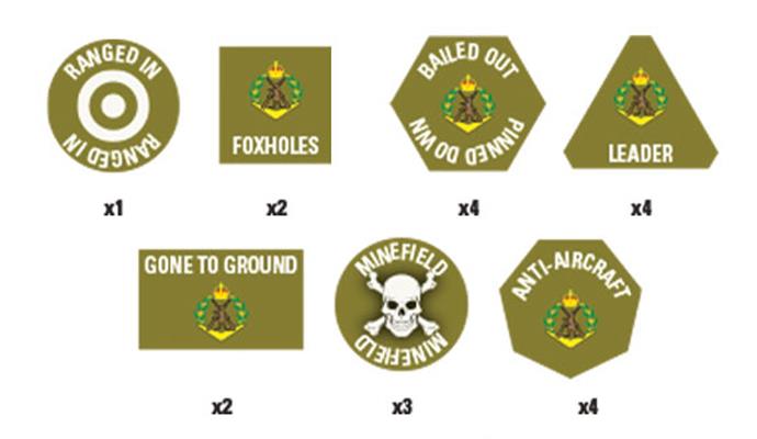 Flames of War: Vietnam: ANZAC (Australian) Token Set