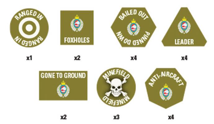 Flames of War: Vietnam: ANZAC (NZ) Token Set