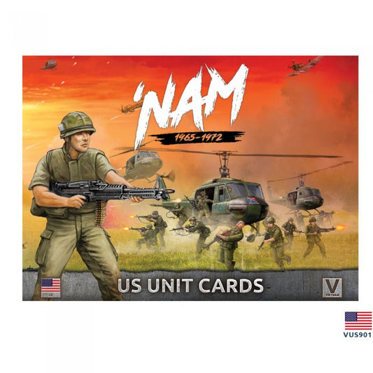 Flames of War: Vietnam: Unit Cards - US Forces in Vietnam (x117 Cards)