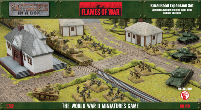 Battlefield in a Box: Travel: Rural Road Expansion Set (x7)