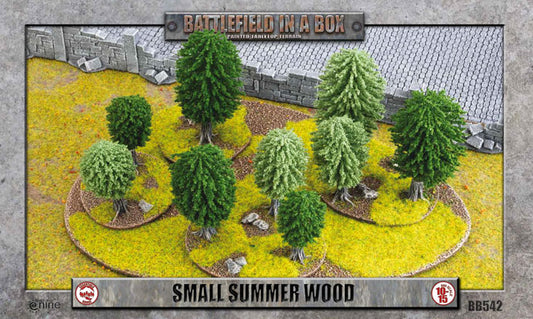 Battlefield in a Box: Small Summer Wood (x1) - 15mm