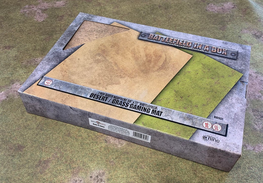 Battlefield in a Box: Gaming Mat - Desert / Grass 72" x 48"