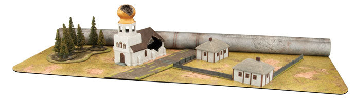 Battlefield in a Box: Gaming Mat - Rural/City (6x4)