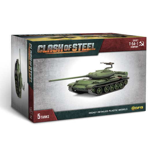 PRE-ORDER: Clash of Steel: T-44 / T-54-1 Tank Company (x5 Plastic)