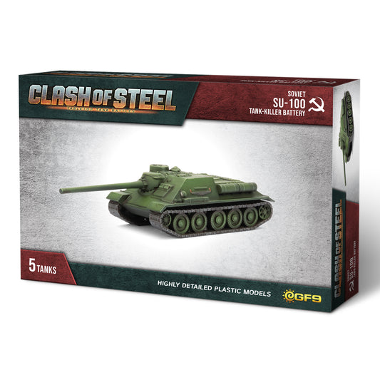 PRE-ORDER: Clash of Steel: SU-100 Tank-Killer Company (x5 Plastic)