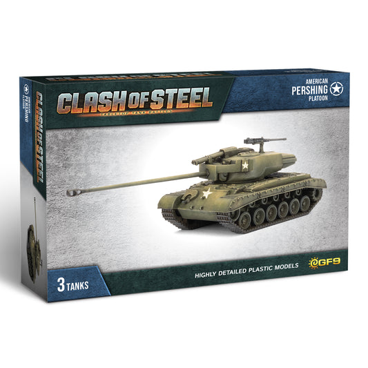 PRE-ORDER: Clash of Steel: M26 Pershing Tank Platoon (x3 Plastic)