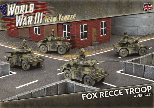 WWIII: British: Fox Recce Troop (x4 Plastic)