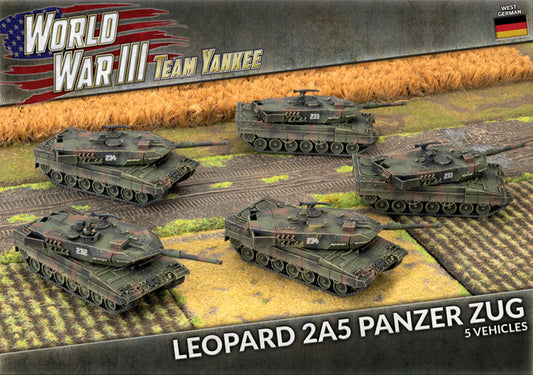 WWIII: West German: Leopard 2A5 (x5 Plastic)