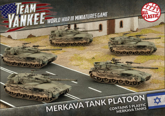WWIII: Oil War: Merkava Tank Platoon (x5 Plastic)