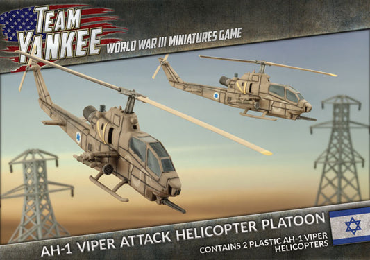 WWIII: Oil War: AH-1 Cobra Attack Helicopter Platoon (x2 Plastic)