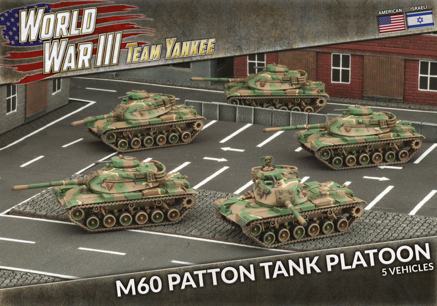 WWIII: American: M60 Patton Tank Platoon (Plastic)